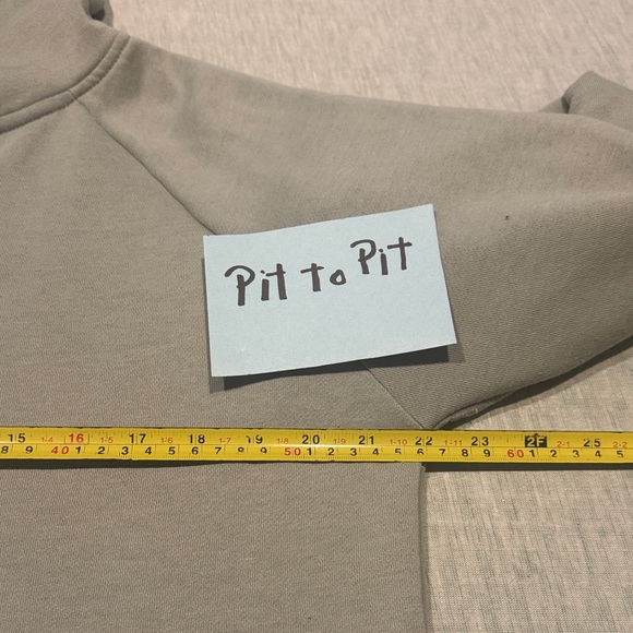 Women's Light Green Hoodie Sweatshirt - Picture 6 of 10